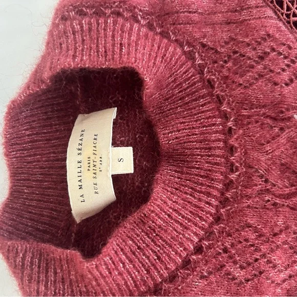 Sézane Cheryl Sweater in Rosewood - Picture 3 of 8